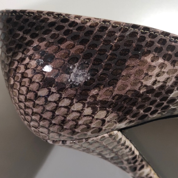 Stuart weitzman 4 inch snakeskin leather heels - Picture 6 of 8